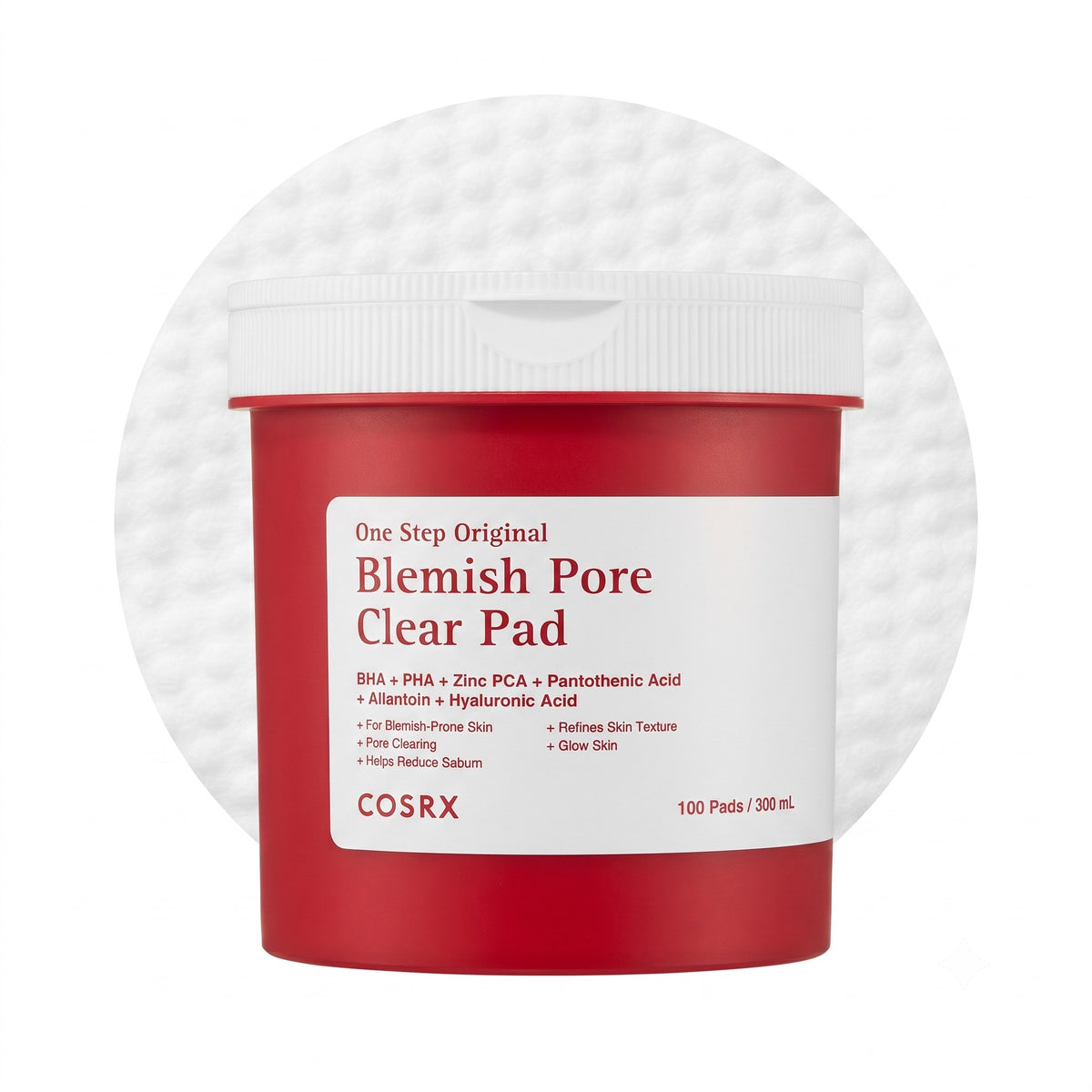 COSRX One Step Original Blemish Pore Clear Pad 100 Pads